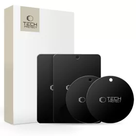   Tech-Protect Metalplate mágnes lap szett autós tartóhoz, fekete (4db)