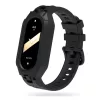 Tech-Protect Armour Xiaomi Mi Smart Band 10 / Band 9 / Band 8 strapabíró szíj megerősített sarkakkal, fekete