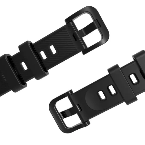 Tech-Protect Armour Xiaomi Mi Smart Band 10 / Band 9 / Band 8 strapabíró szíj megerősített sarkakkal, fekete