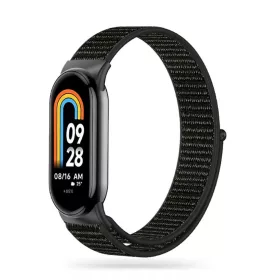   Tech-Protect Nylon Xiaomi Mi Smart Band 10 / Band 9 / Band 8 szövet szíj, fekete