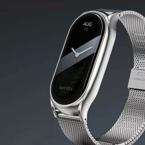 Tech-Protect Milanese Xiaomi Mi Smart Band 10 / Band 9 / Band 8 milánói szíj, fekete