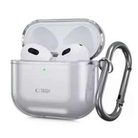   Tech-Protect FlexAir Apple AirPods 4 tok karabinerrel, szürke