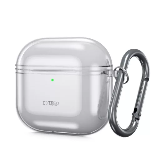 Tech-Protect FlexAir Apple AirPods 4 tok karabinerrel, szürke