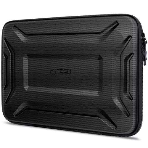 Tech-Protect Kevlar Pro strapabíró laptop táska / tartó, megerősített peremmel, 13-14col, fekete