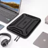 Tech-Protect Kevlar Pro strapabíró laptop táska / tartó, megerősített peremmel, 13-14col, fekete