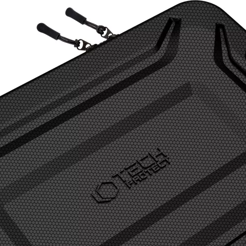 Tech-Protect Kevlar Pro strapabíró laptop táska / tartó, megerősített peremmel, 13-14col, fekete
