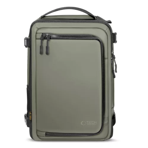 Tech-Protect Defender S50 utazó táska, Ryanair / Wizzair kompatibilis, 20L, 40x20x25cm, olívazöld