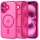 Tech-Protect Magmat Apple iPhone 16 hátlap tok, MagSafe, Blazing Pink, rózsaszín