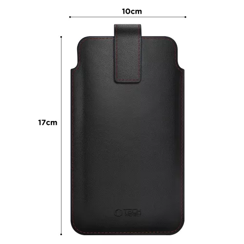 Tech-Protect SM65 univerzális telefon tok, 6-6,9col, fekete-piros