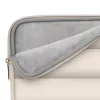 Tech-Protect Puffy univerzális laptop táska / tartó, ütéscsillapító habréteggel, plüss béléssel, 13-14col, bézs