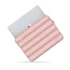 Tech-Protect Puffy univerzális laptop táska / tartó, ütéscsillapító habréteggel, plüss béléssel, 13-14col, rozéarany