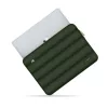 Tech-Protect Puffy univerzális laptop táska / tartó, ütéscsillapító habréteggel, plüss béléssel, 15-16col, zöld