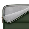 Tech-Protect Puffy univerzális laptop táska / tartó, ütéscsillapító habréteggel, plüss béléssel, 15-16col, zöld