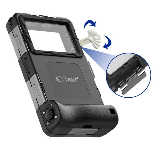 Tech-Protect IPX8 univerzális vízálló telefon tok, 4,7-6,7col telefonokhoz,