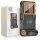 Tech-Protect IPX8 univerzális vízálló telefon tok, 4,7-6,7col telefonokhoz, fekete-narancs