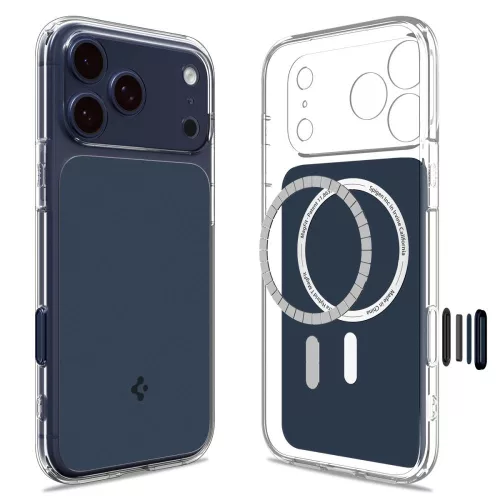 Spigen Ultra Hybrid T MagFit Apple iPhone 17 Pro Max tok, MagSafe, Matte Blue, kék