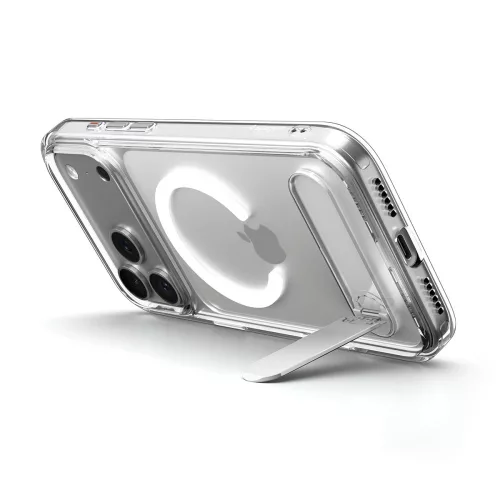 Spigen Ultra Hybrid S MagFit Apple iPhone 17 Pro tok, MagSafe, Clear White, átlátszó-fehér
