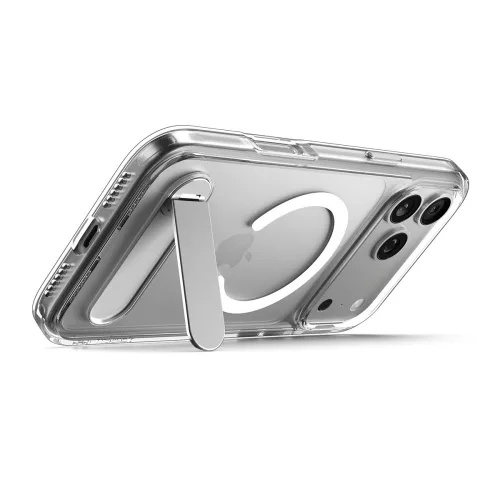 Spigen Ultra Hybrid S MagFit Apple iPhone 17 Pro Max tok, MagSafe, Clear White, átlátszó-fehér