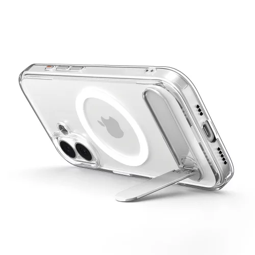 Spigen Ultra Hybrid S MagFit Apple iPhone 17 tok, MagSafe, Clear White, átlátszó-fehér