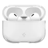 Spigen Liquid Crystal Apple Airpods Pro 3 szilikon tok, csuklópánttal, Crystal Clear, átlátszó