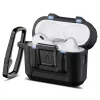 Spigen Lock Fit Apple Airpods Pro 3 fülhallgató tok, karabinerrel, matt fekete