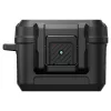 Spigen Lock Fit Apple Airpods Pro 3 fülhallgató tok, karabinerrel, matt fekete