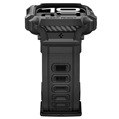 Spigen Rugged Armor Pro 2 Apple Watch 10-11 (42 mm) szíj / tok, Matte Black, fekete