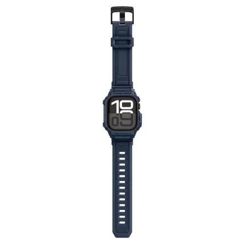 Spigen Rugged Armor Pro 2 Apple Watch 10-11 (42 mm) szíj / tok, Navy Blue, sötétkék
