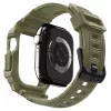 Spigen Rugged Armor Pro 2 Apple Watch 10-11 (46 mm) szíj / tok, Vintage Khaki, zöld