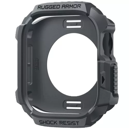 Spigen Rugged Armor 2 Apple Watch 10-11 (46 mm) tok, Dark Gray, sötétszürke