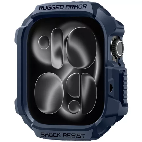 Spigen Rugged Armor 2 Apple Watch 10-11 (46 mm) tok, Navy Blue, sötétkék
