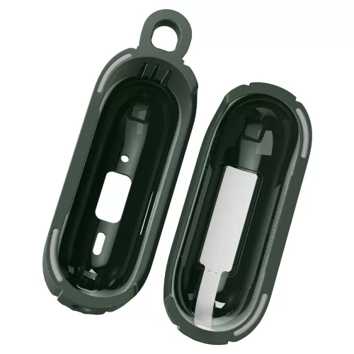 Spigen Vault Apple AirPods Pro 3 tok, karabinerrel, Midnight Green, sötétzöld