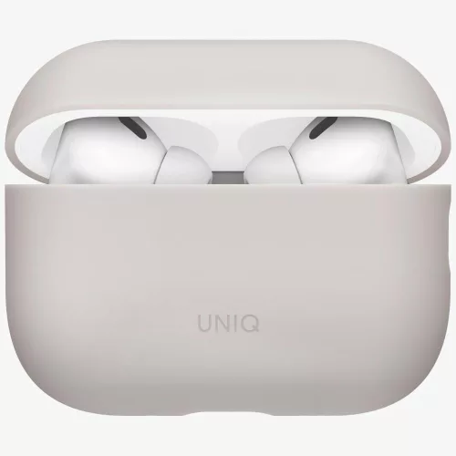 Uniq Lino Apple AirPods Pro 3 szilikon tok, bézs