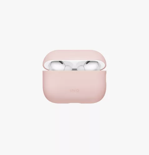 Uniq Lino Apple AirPods Pro 3 szilikon tok, rózsaszín