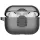 Uniq Glase Pro Apple AirPods Pro 3 tok karabinerrel, szürke