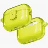 Uniq Glase Pro Apple AirPods Pro 3 tok karabinerrel, sárga