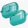 Uniq Glase Pro Apple AirPods Pro 3 tok karabinerrel, türkíz