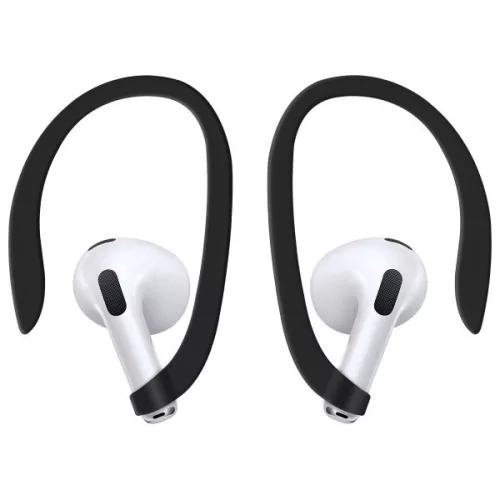 Uniq Iridescia Apple AirPods 4 tok karabinerrel, fülakasztóval, narancs