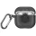 Uniq Glase Pro Apple AirPods 4 tok karabinerrel, szürke