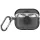 Uniq Glase Pro Apple AirPods Pro 2 tok karabinerrel, szürke