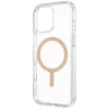Uniq Clario Magclick Apple iPhone 16 Pro Max MagSafe tok, átlátszó-arany