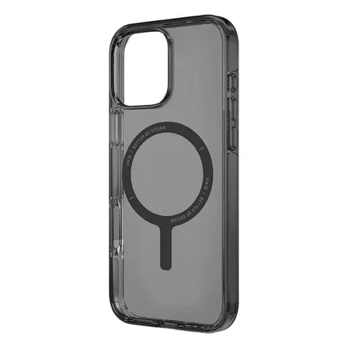 Uniq Clario Magclick Apple iPhone 16 Pro Max MagSafe tok, átlátszó-szürke