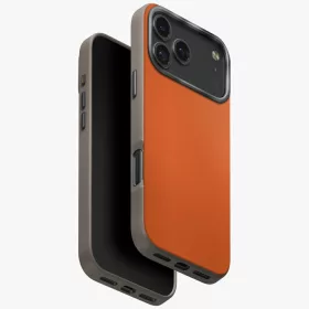   Uniq Lyden DS Magclick Apple iPhone 17 Pro Max MagSafe tok, narancs-szürke