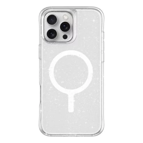 Uniq LifePro Xtreme Magclick Apple iPhone 16 Pro Max MagSafe tok, csillámos, átlátszó