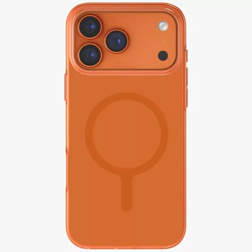 Uniq Clario Magclick Apple iPhone 17 Pro Max MagSafe tok, narancs