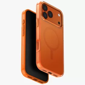   Uniq Clario Magclick Apple iPhone 17 Pro MagSafe tok, narancs