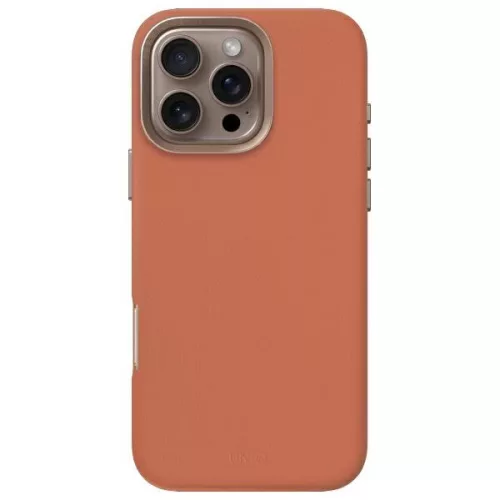 Uniq Lyden Magclick Apple iPhone 16 Pro Max MagSafe tok, narancs-barna (terracotta)