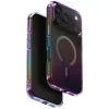 Uniq Hybrid Iridescia iPhone 17 Pro Magsafe tok, színes-sötét (holographic)