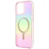 Uniq Hybrid Iridescia iPhone 16 Pro Magsafe tok, színes-rózsaszín (prism)