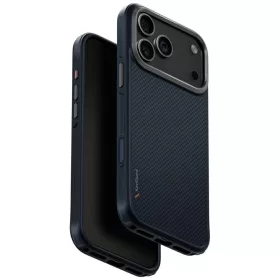   Uniq Keva Magclick Apple iPhone 17 Pro Max MagSafe Aramid tok, sötétkék